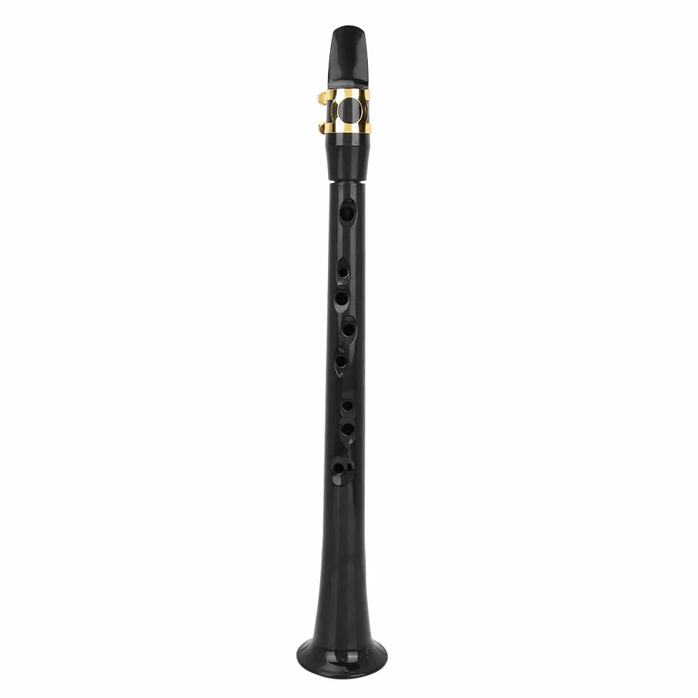 Mini Saxofón de Bolsillo Bb Tune Portátil con Bolsa de Almacenamiento para Músicos Principiantes