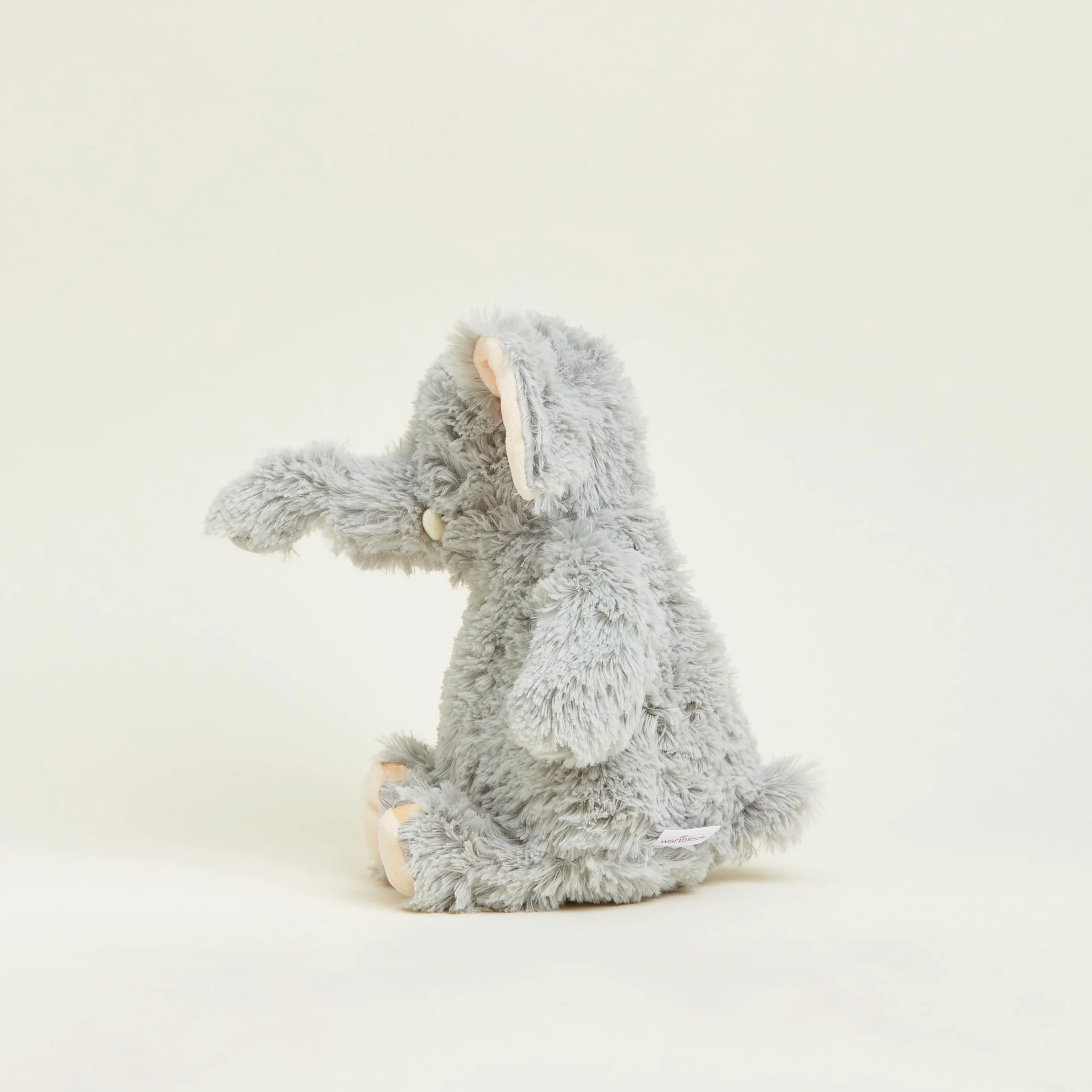 Warmies Peluche Elefante con Peso para Microondas, Bolsa de Trigo Caliente o Fría con Aroma a Lavanda Francesa