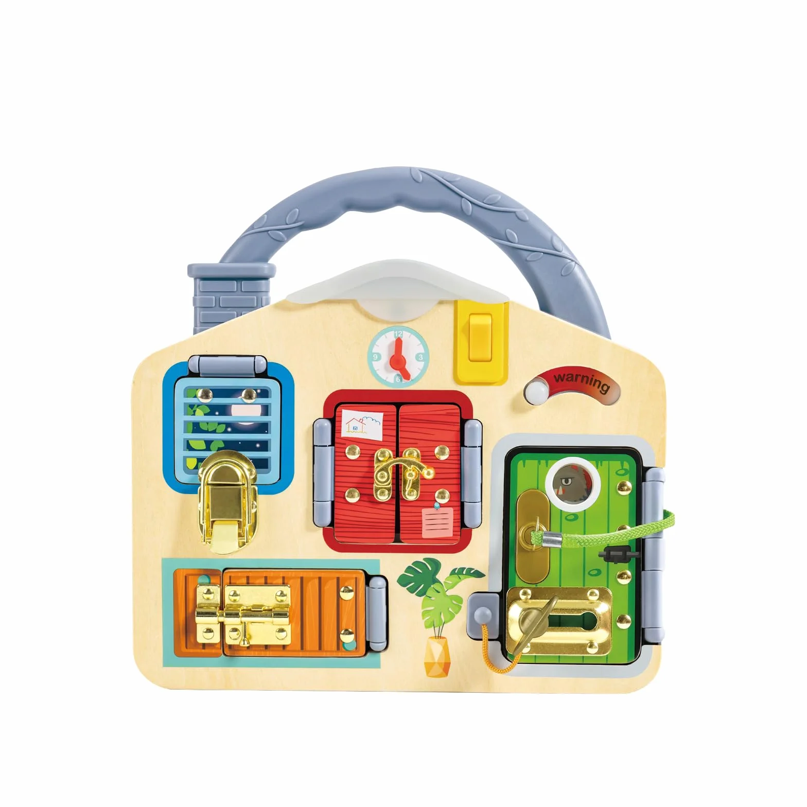 Hape Tablero de Juego Bloquea y Aprende Juguete Educativo 3 Años