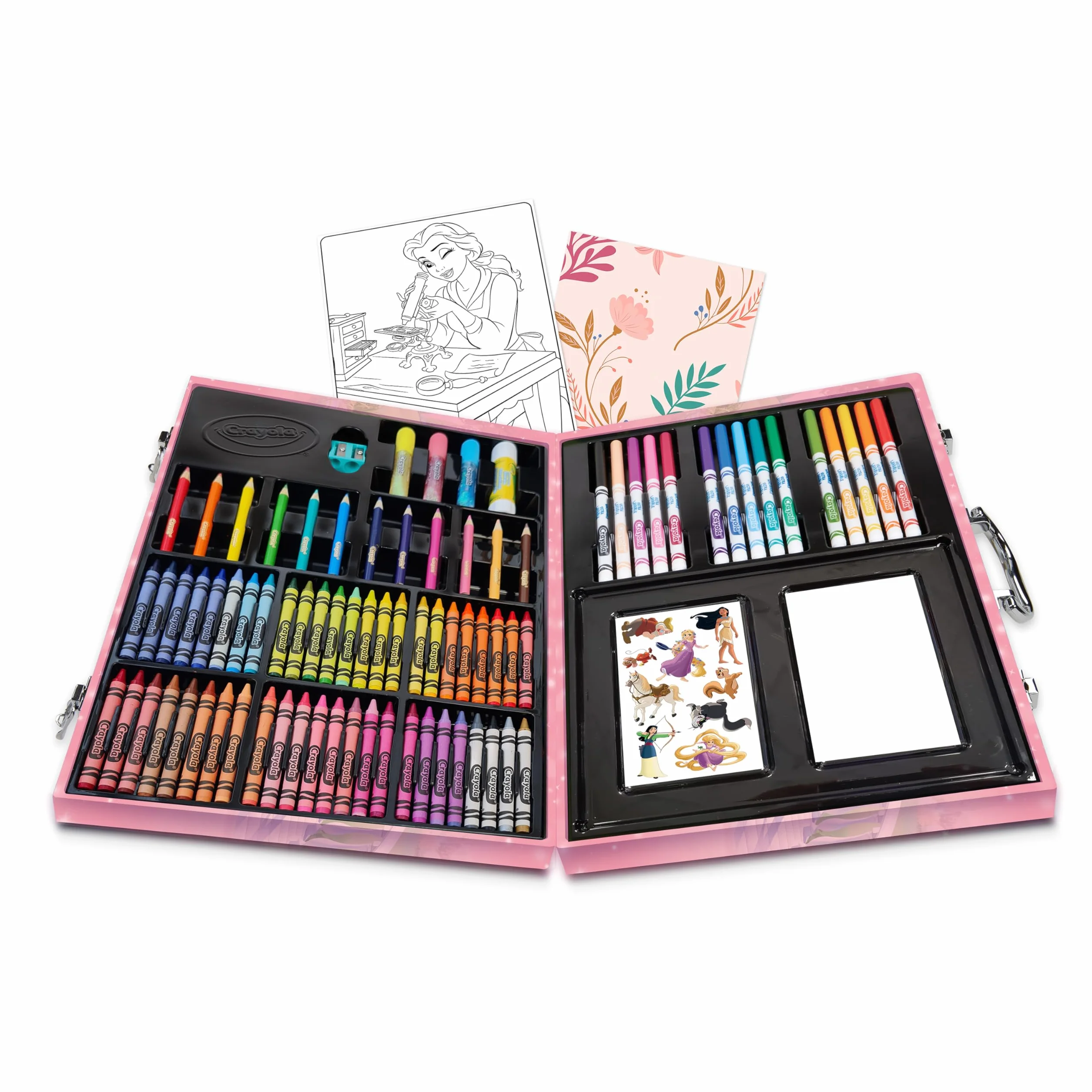 CRAYOLA Maletín del Artista Princesas Disney 115 Piezas