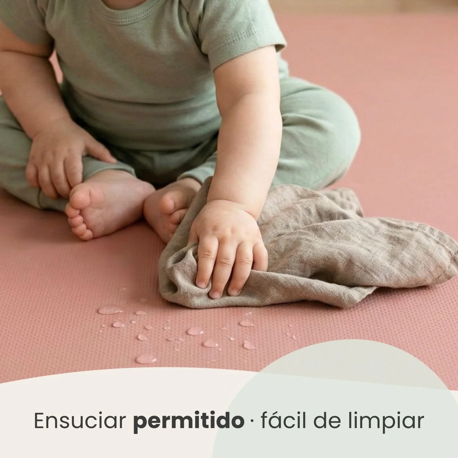 LittleTom Alfombra Puzzle para Niños 9 Piezas 30x30 cm Espuma EVA Antideslizante Certificada TÜV