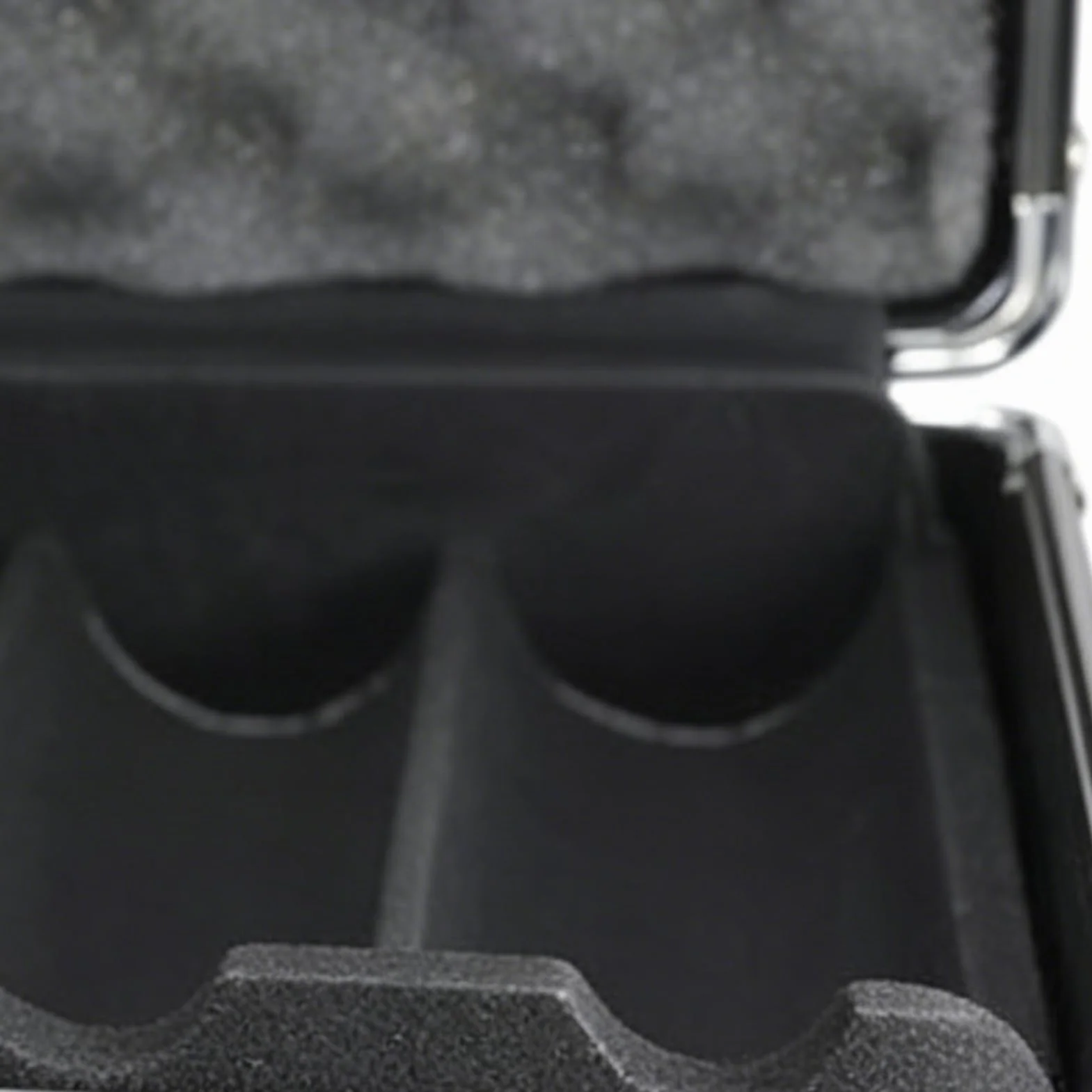 Estuche Vacío para Fichas de Póker 300 Piezas Aleación de Aluminio Negro Mate