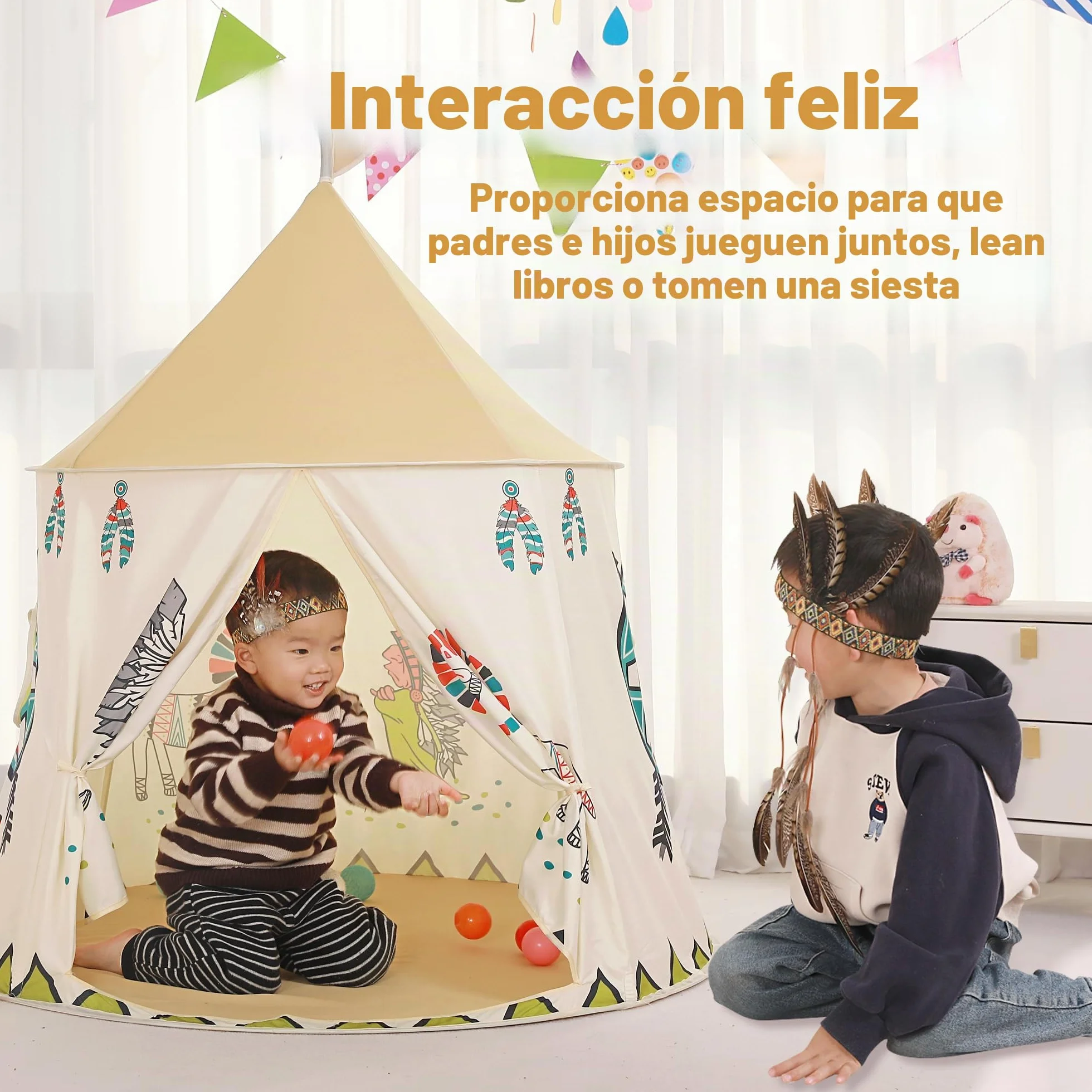 Tienda de Juegos para niños Carpa Tipi Castillo de Princesa EN71