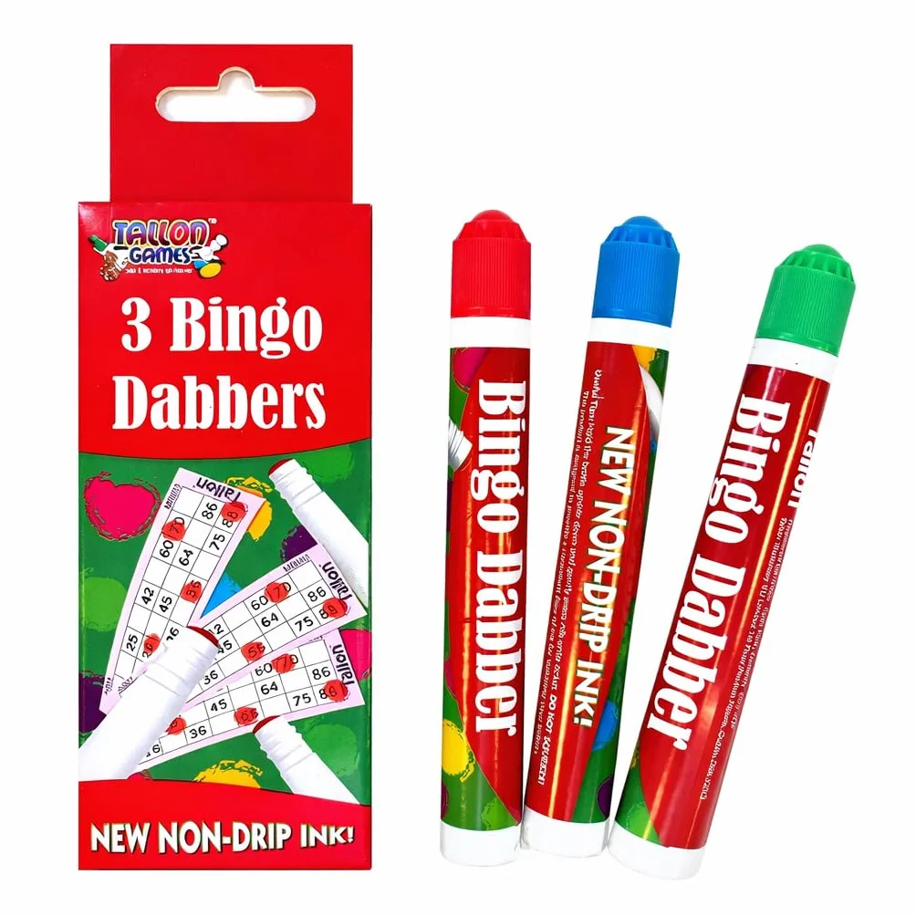 Marcadores de Bingo Dabber que no gotean Juego de 36